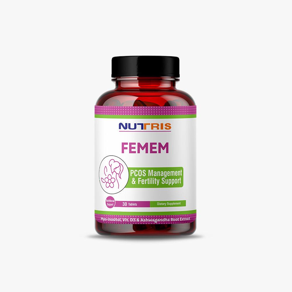 FEMEM - PCOS Management and Fertility Support - Nutris.pk